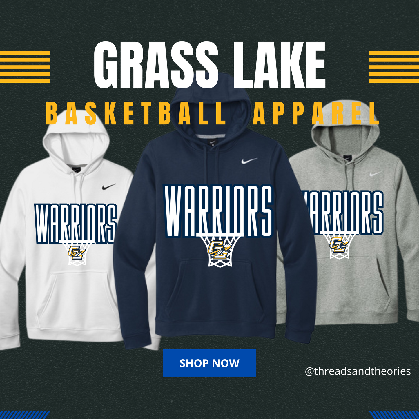 NIKE Warriors Hoodie