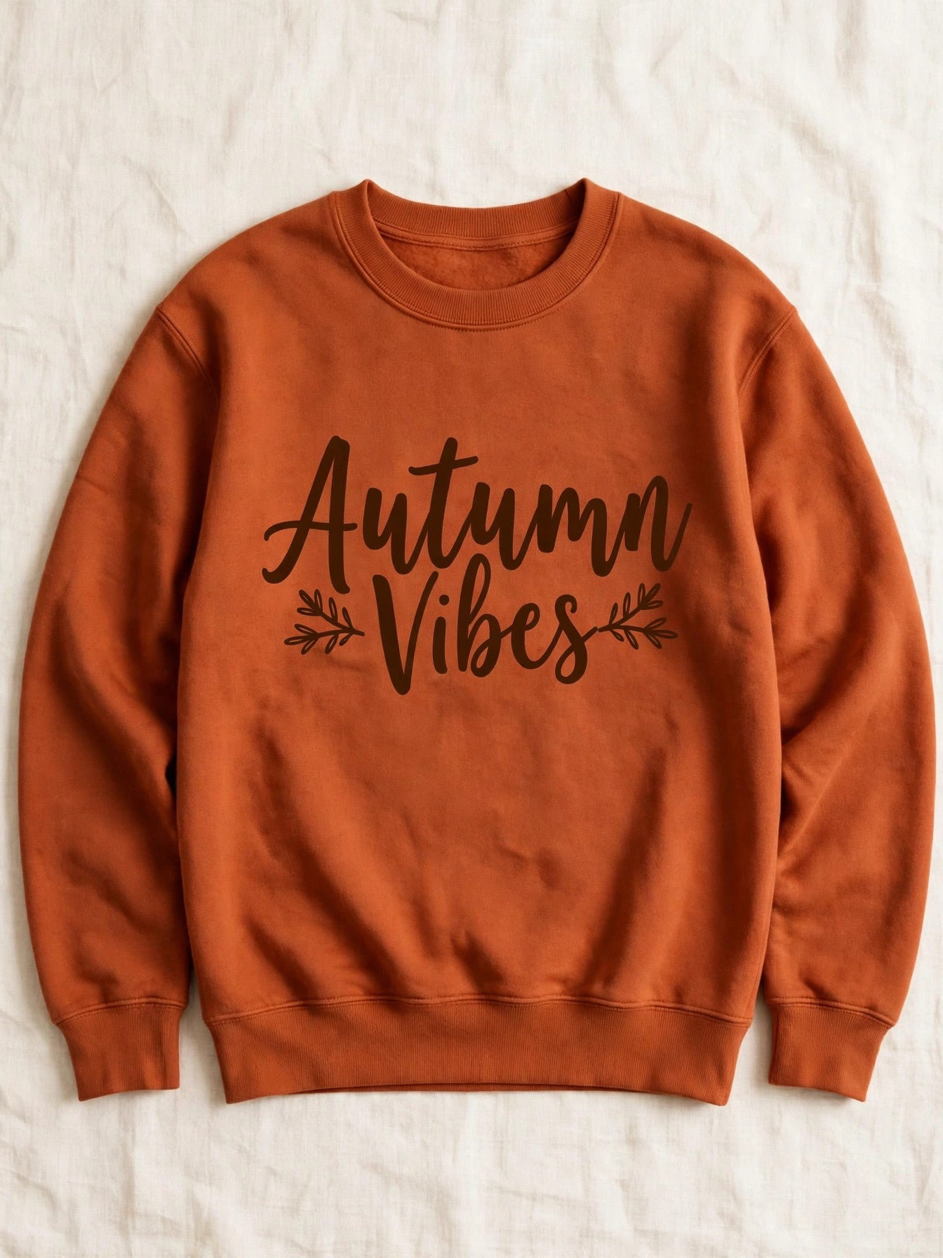 Autumn Vibes Sweatshirt - rust