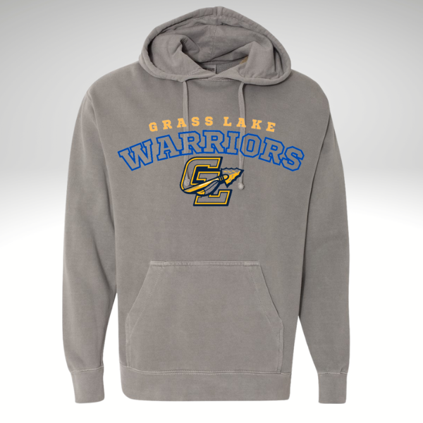 Grass Lake Block letter and Logo -Hoodie/Crewneck-
