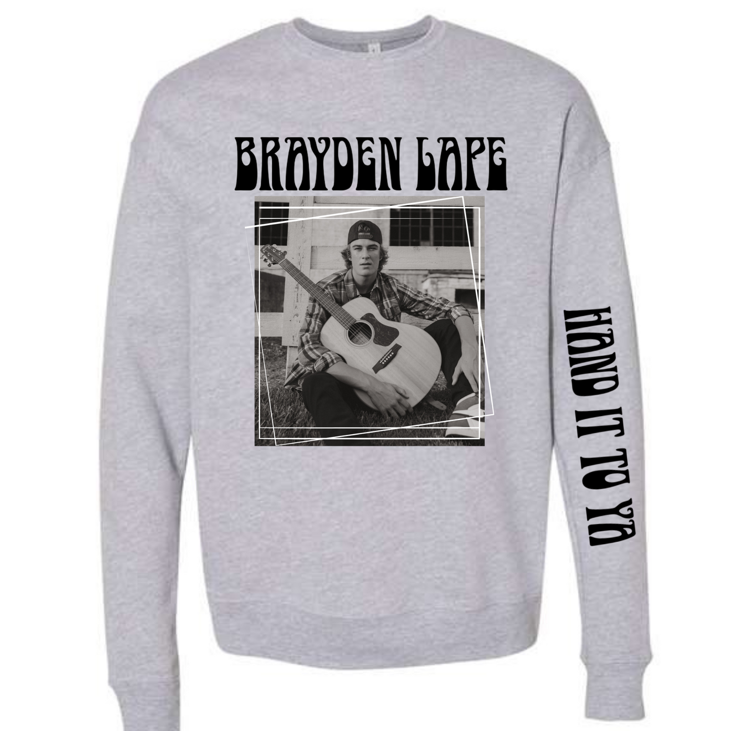 HAND IT TO YA PHOTO Crewneck Grey