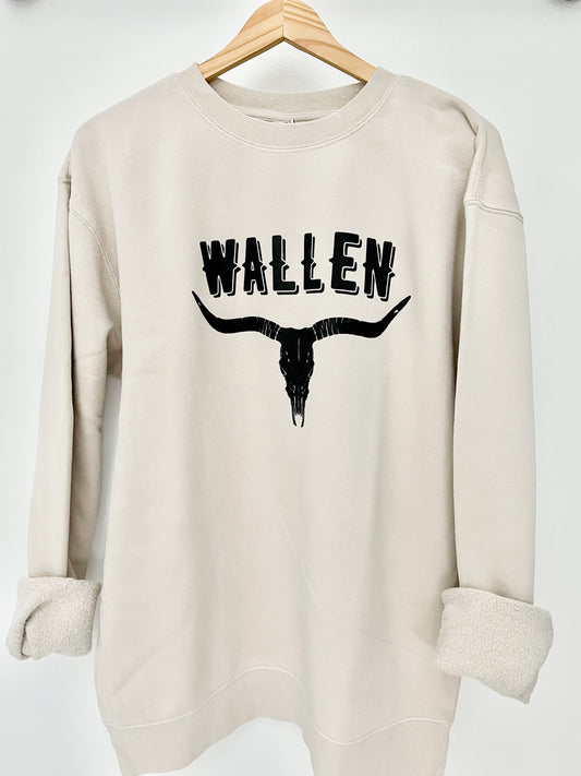 Wallen Crewneck-Bone-ivory