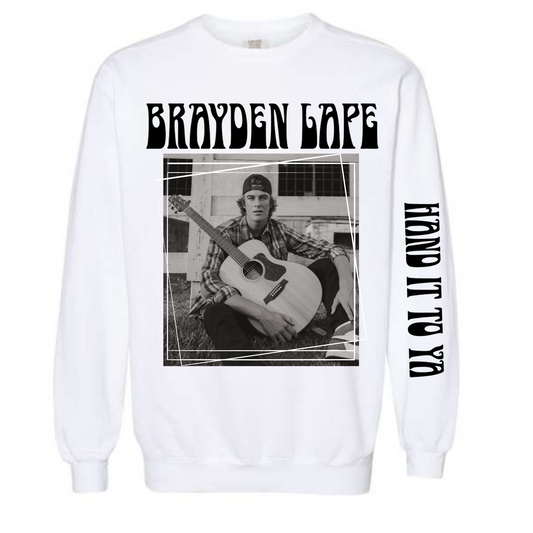 - HAND IT TO YA PHOTO Crewneck White