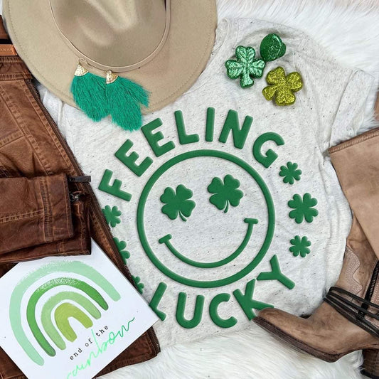 Feeling Lucky Puff Print